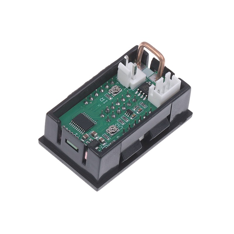 4 Digit 5 Wire Mini Digital Voltmeter Ammeter DC 100V 10A Voltmeter Ammeter