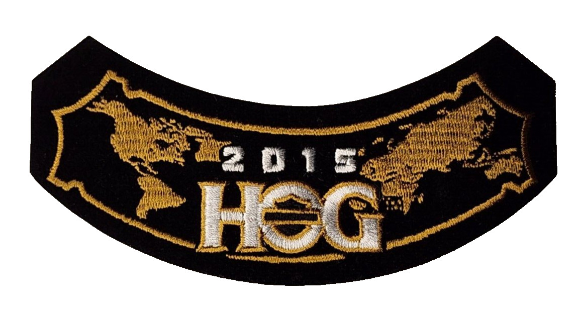 NEW! 2015 Hog Harley Davidson 5  1/2" Patch - Never Used!