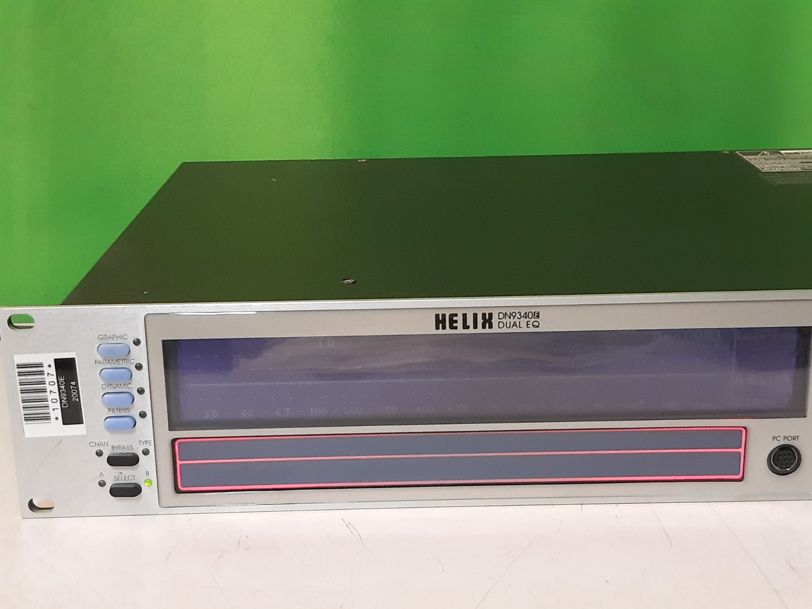 Klark Teknik DN9340 Helix Digital 2-Ch 1U Rack Equalizer Graphic/Parametric