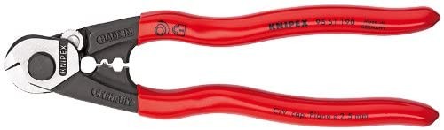 KNIPEX Tools 95 61 190 SBA Wire Rope Cutters, 7-1/2 inches