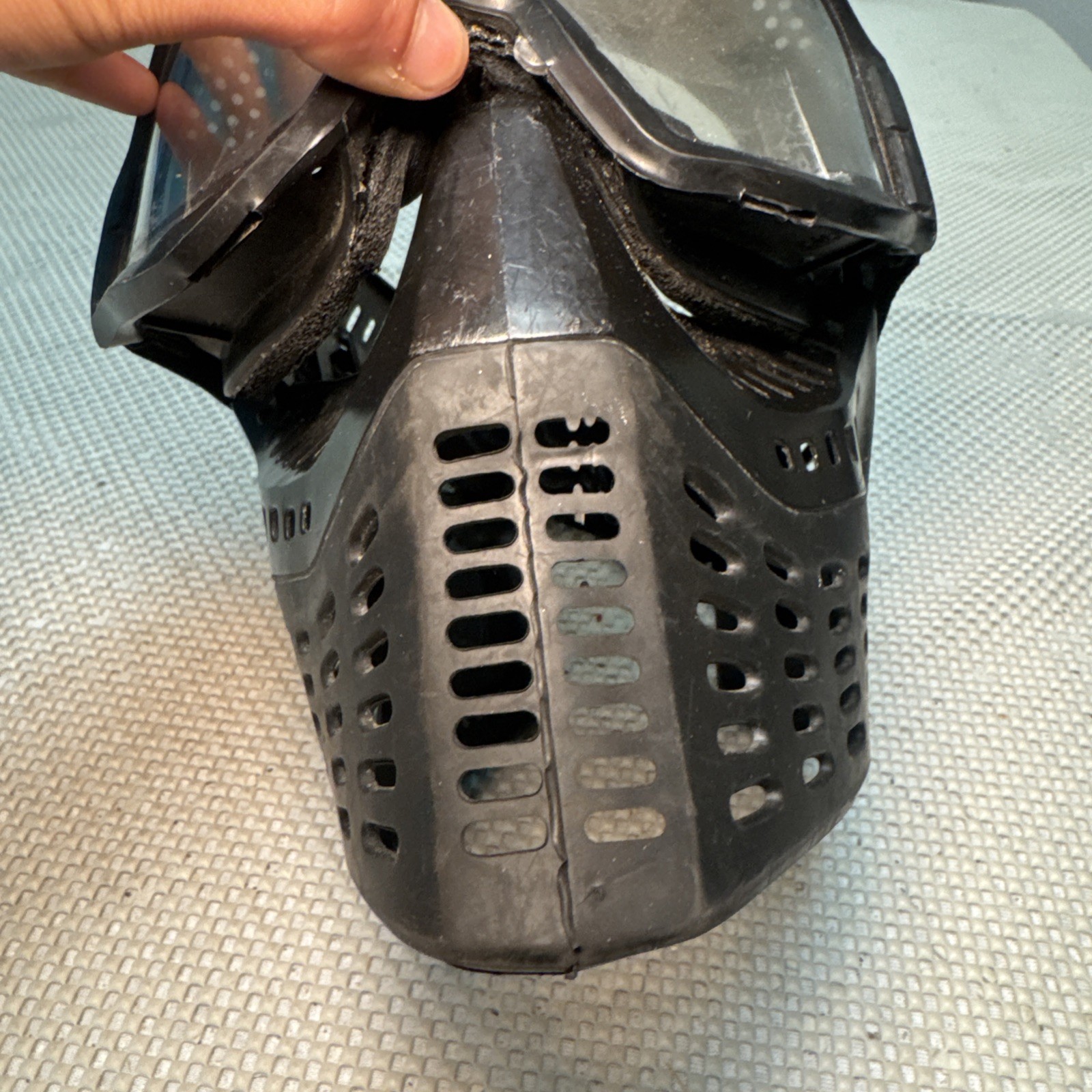 JT Paintball Mask Goggles Full Face Shield Black