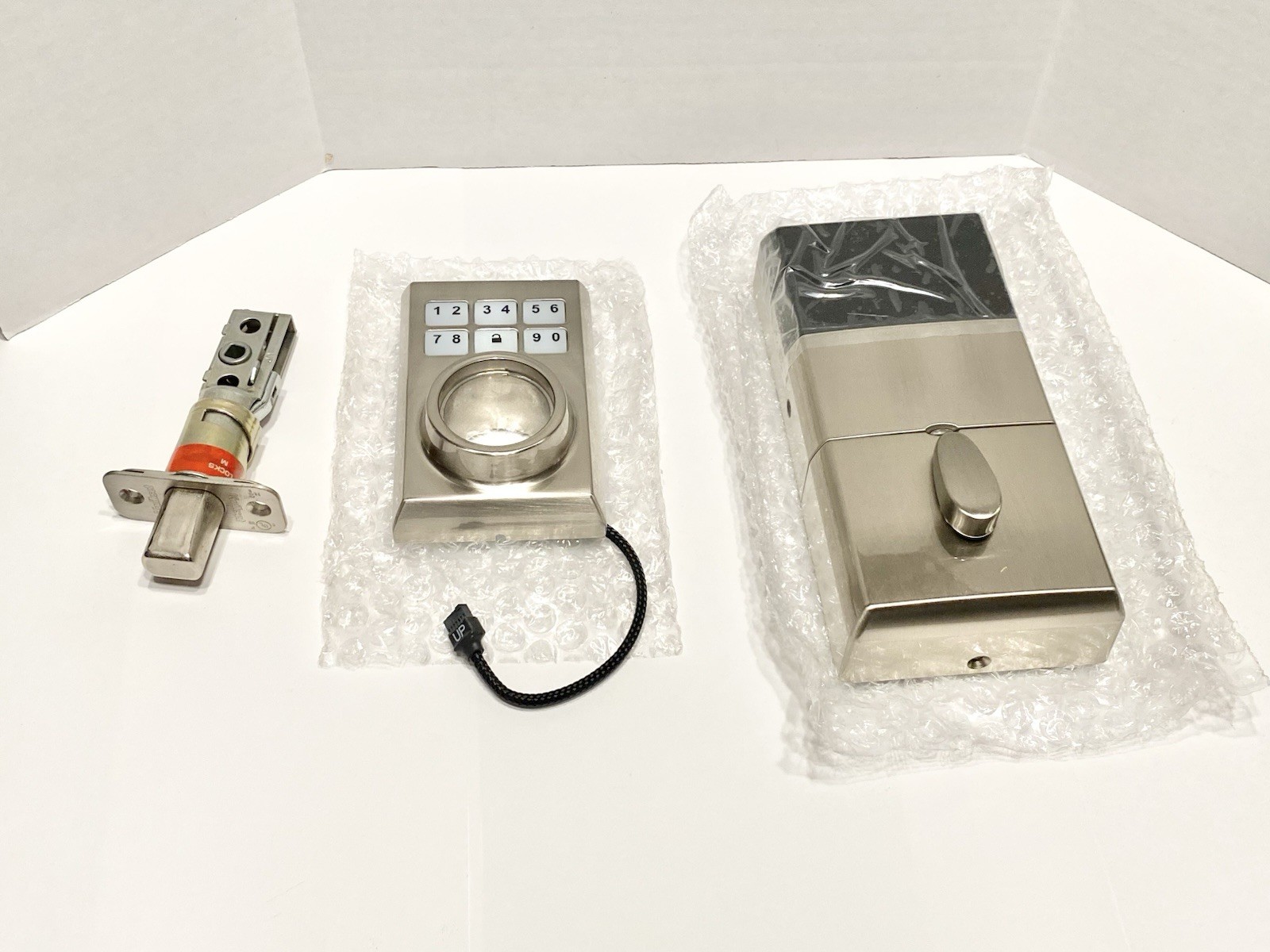 Kwikset SmartCode Replacement Parts, Keypad, Satin Nickel (incomplete)