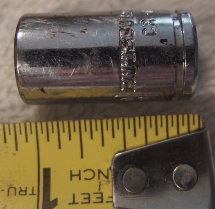 3/8 " 6 Point SAE 1/4 Inch dr. Socket Pittsburgh Pro CR-V VTg tool