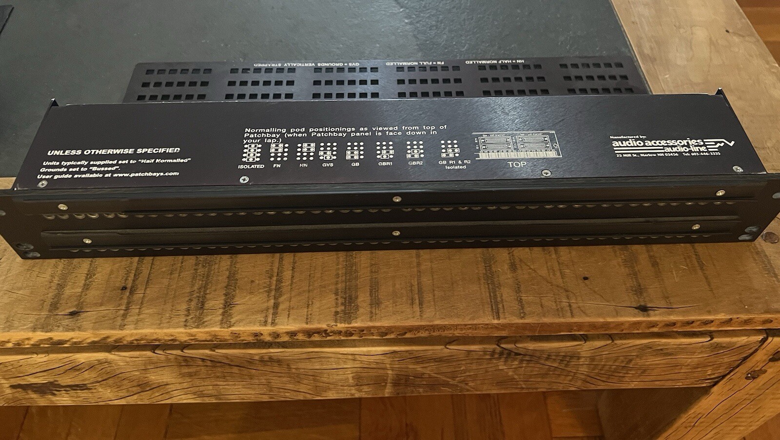 1.5 RU Audio Accessories Mini Shorti -FREE Patch CBLs -2x48 Pbay TT/DB25 -Demo