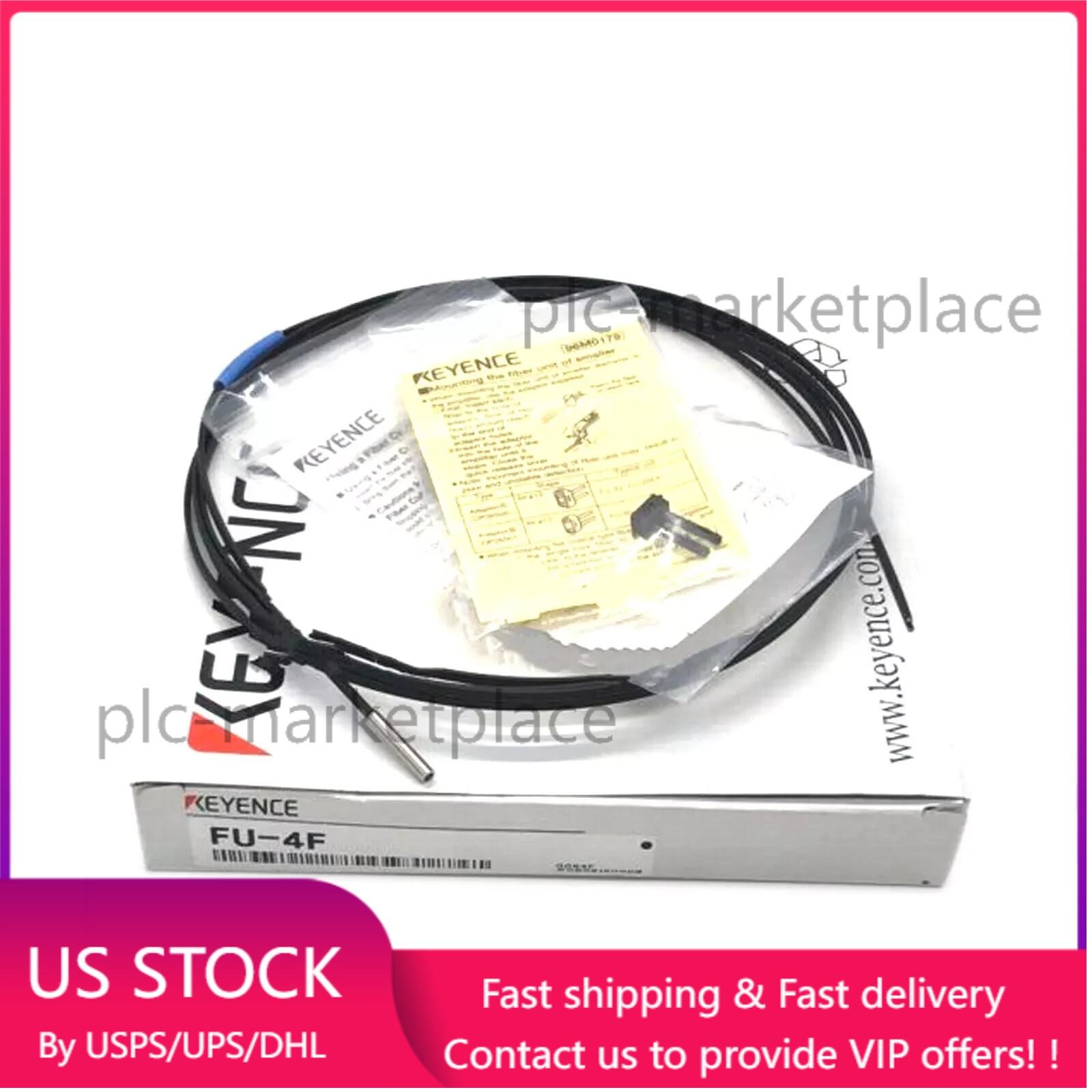 KEYENCE FU-4F Digital Fiber Optic Sensor FU4F New Free Shipping