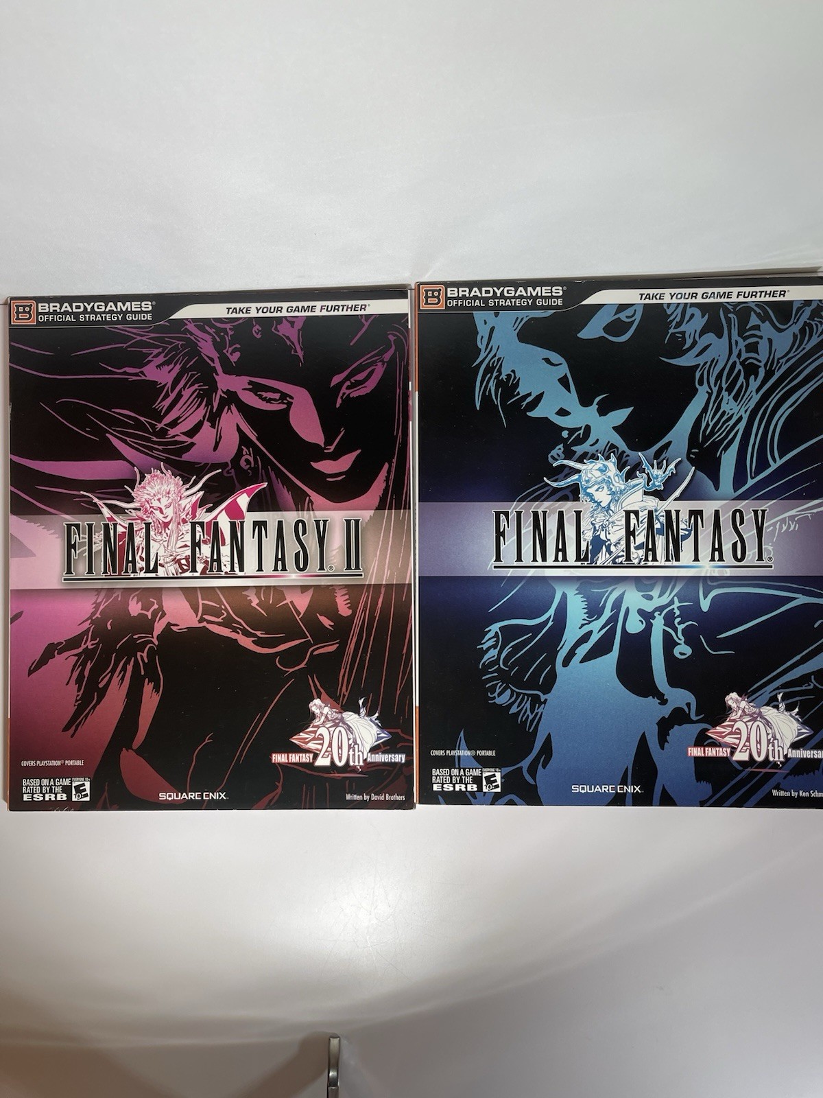 FINAL FANTASY l & II Playstation Portable Strategy GUIDES BRADY Games EUC
