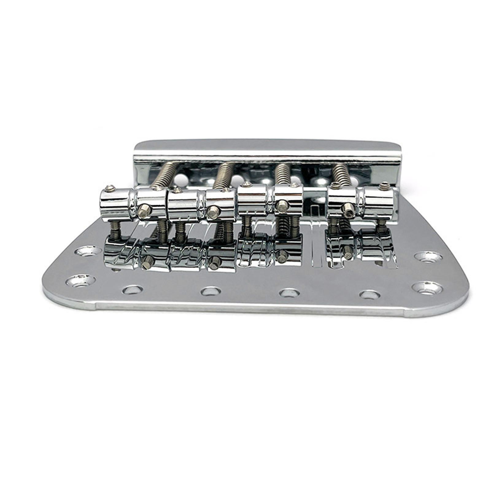 4 String Bass Guitar Bridge Component Directly Replace String Spacing 17.5mm