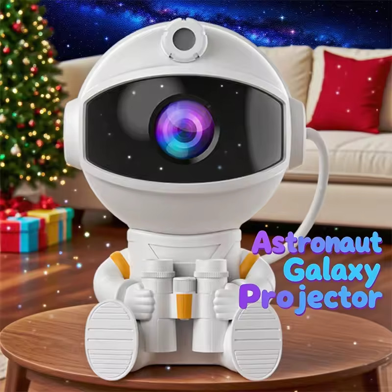 Astronaut Galaxy Projector Star Light LED Night Light Nebula Lamp w/ Remote Time
