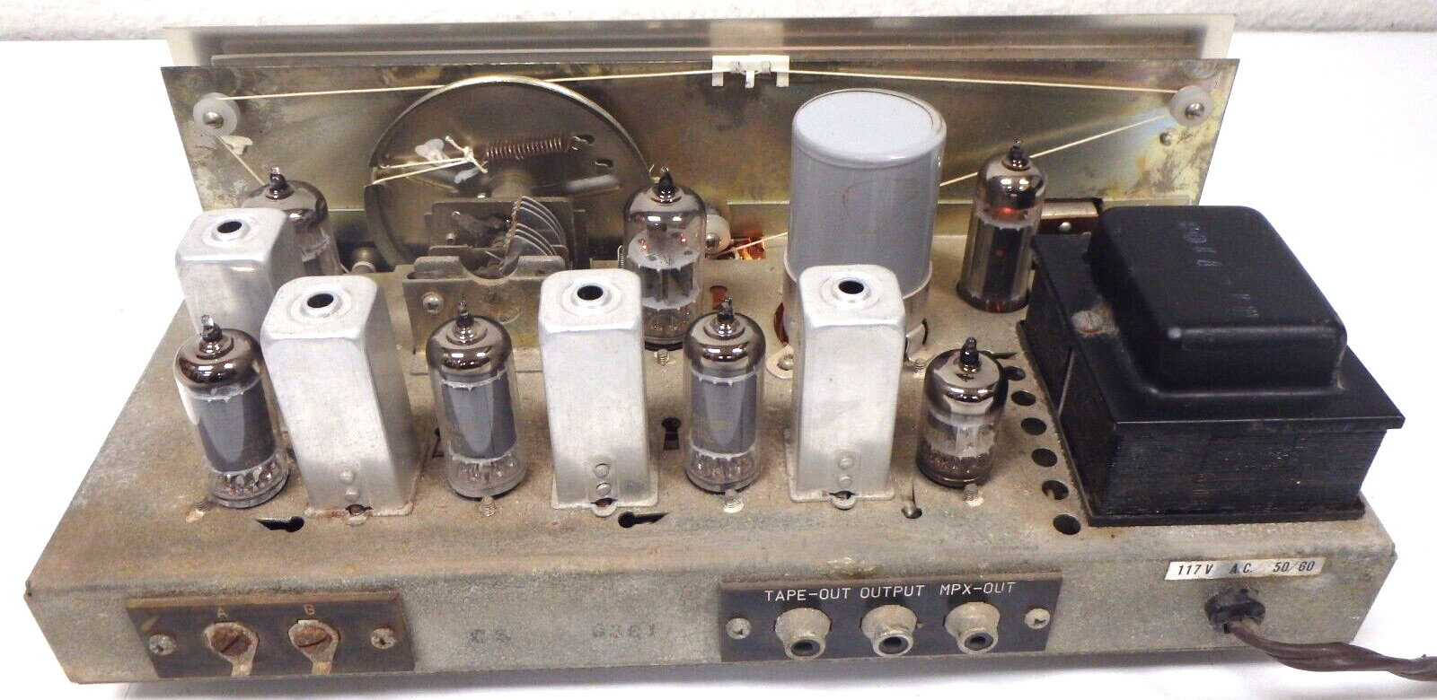 1960's MONARCH FM-100 FM Tuner Tubes Tested