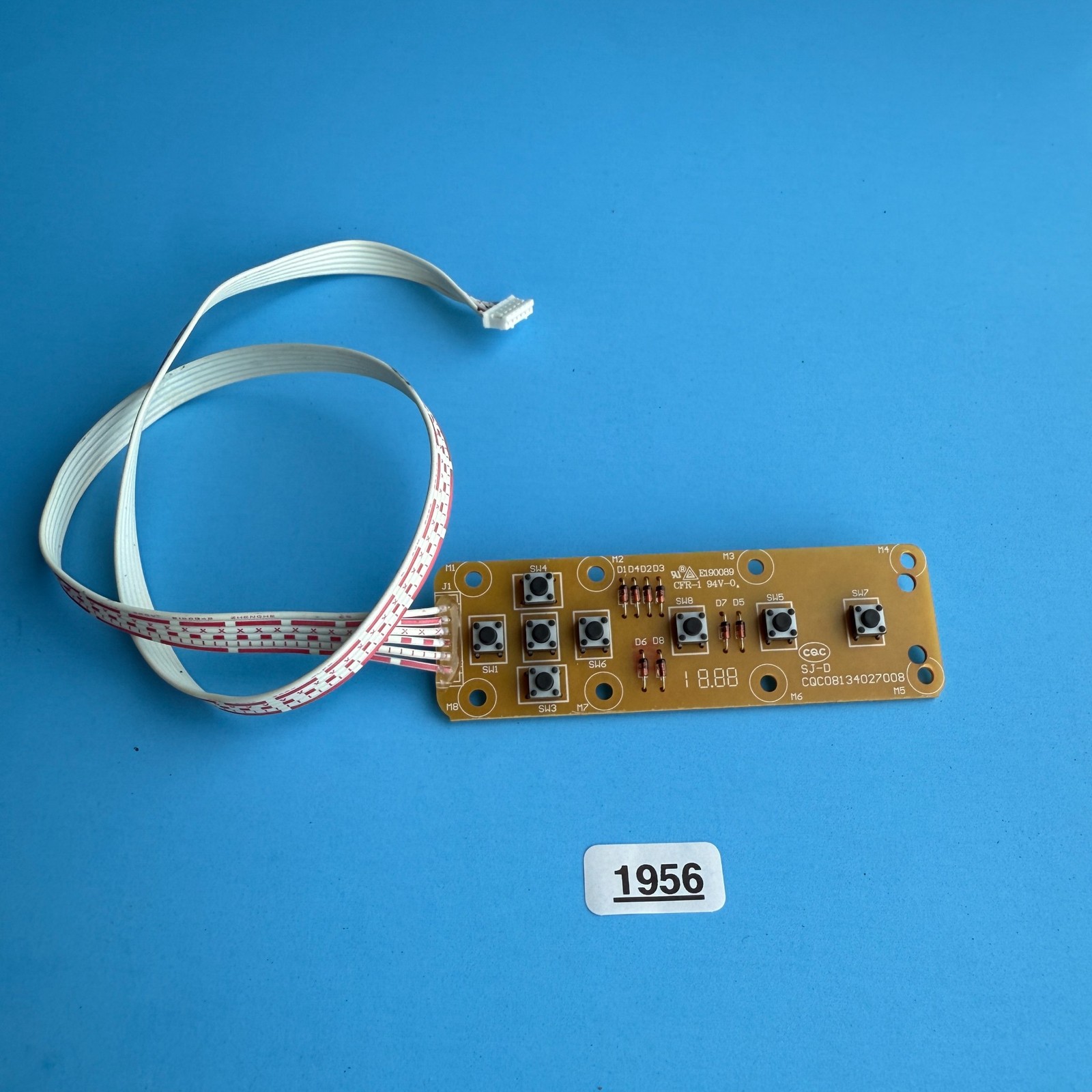 M-AUDIO KeyStation 61 MIDI Keyboard Part: Play Stop Button Switch Circuit Board