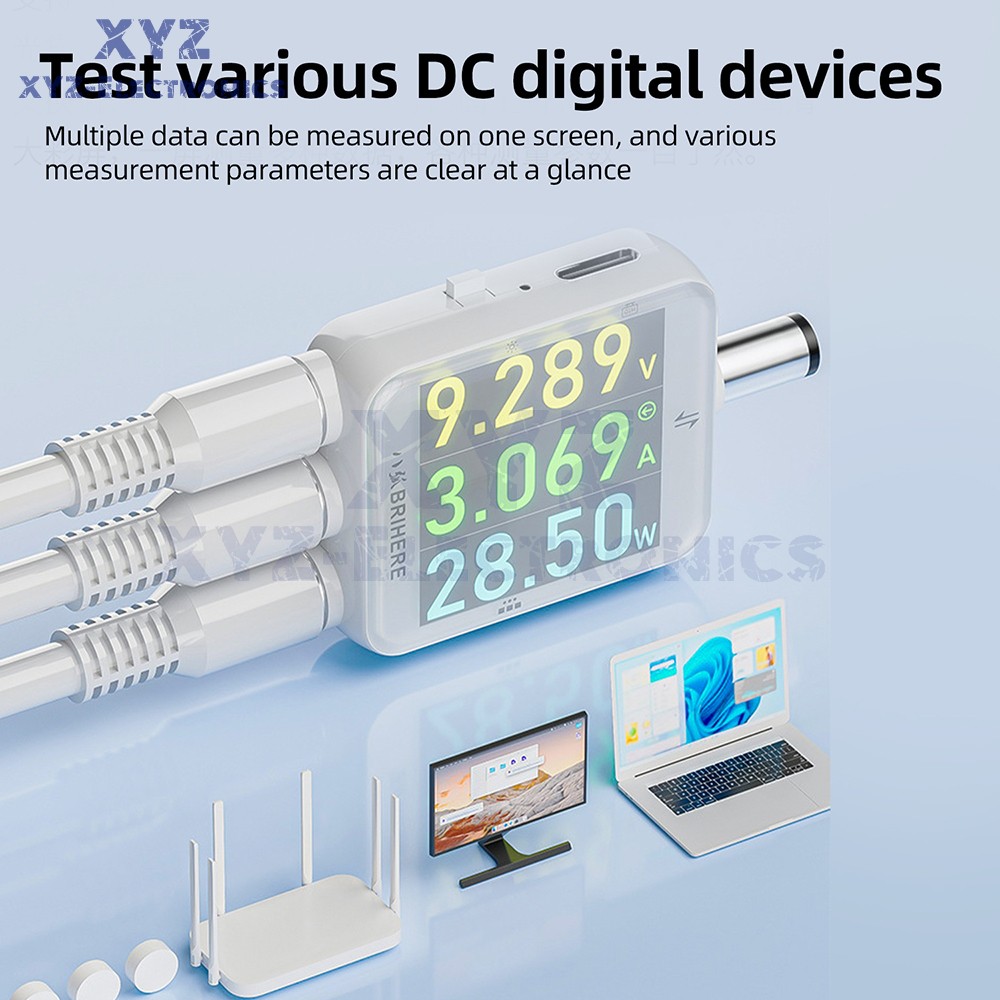 B50 DC5.5 High Precision Tester Digital Voltage Current Power Meter Multimeter