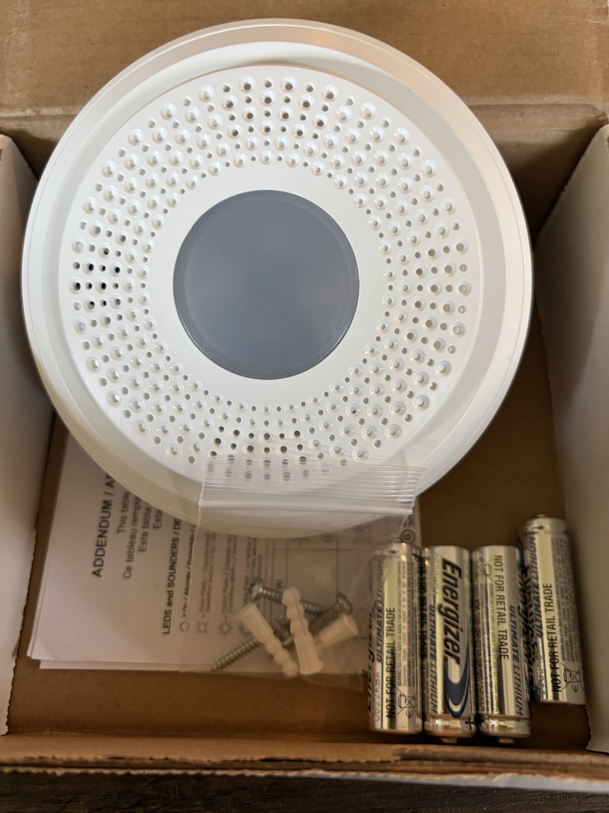 NEW HONEYWELL SIXSIRENA WIRELESS INDOOR ALARM SIREN Firm 4 Repeater Ready