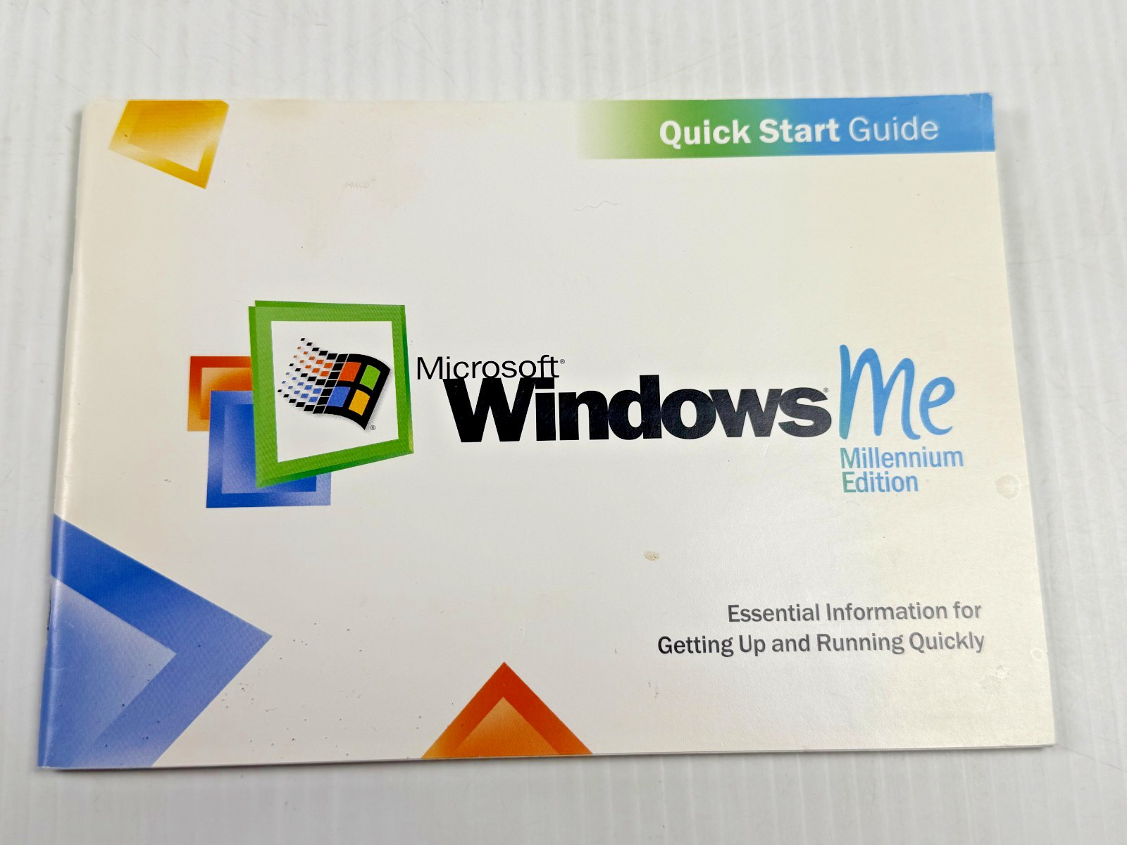 Microsoft Windows Me Millennium Edition Quick Start Guide