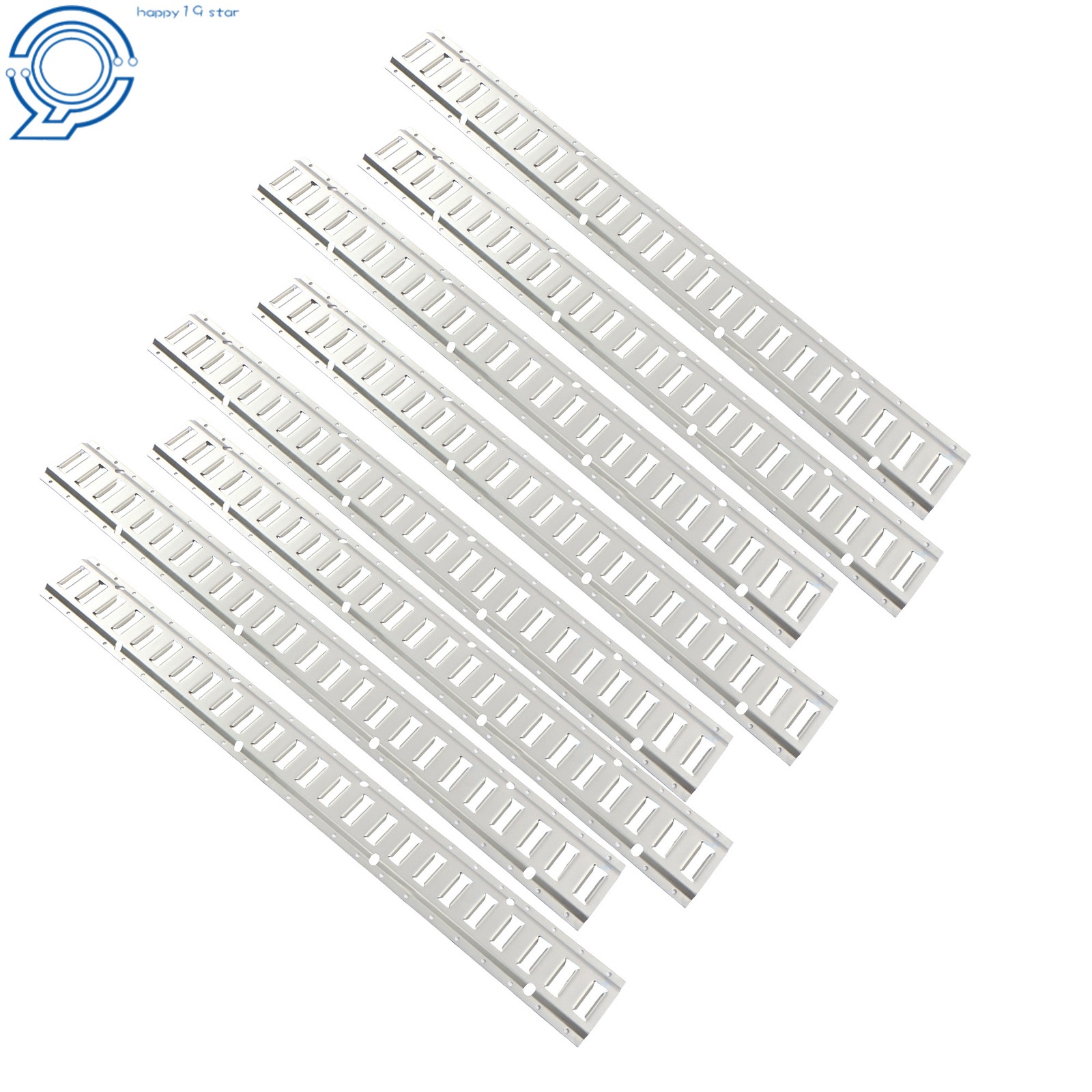 E Track Tie Down Rail Kit 4' (8 Pack) 2,000 lbsGalvanized Steel For Vans Trailer
