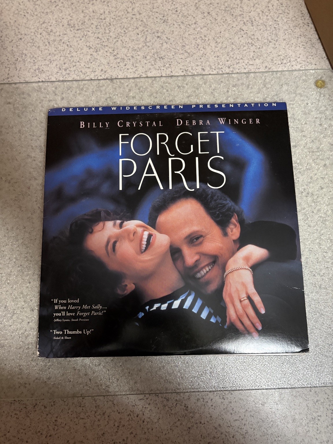 FORGET PARIS LaserDisc 1995 Romantic Comedy Deluxe Widescreen Columbia TriStar