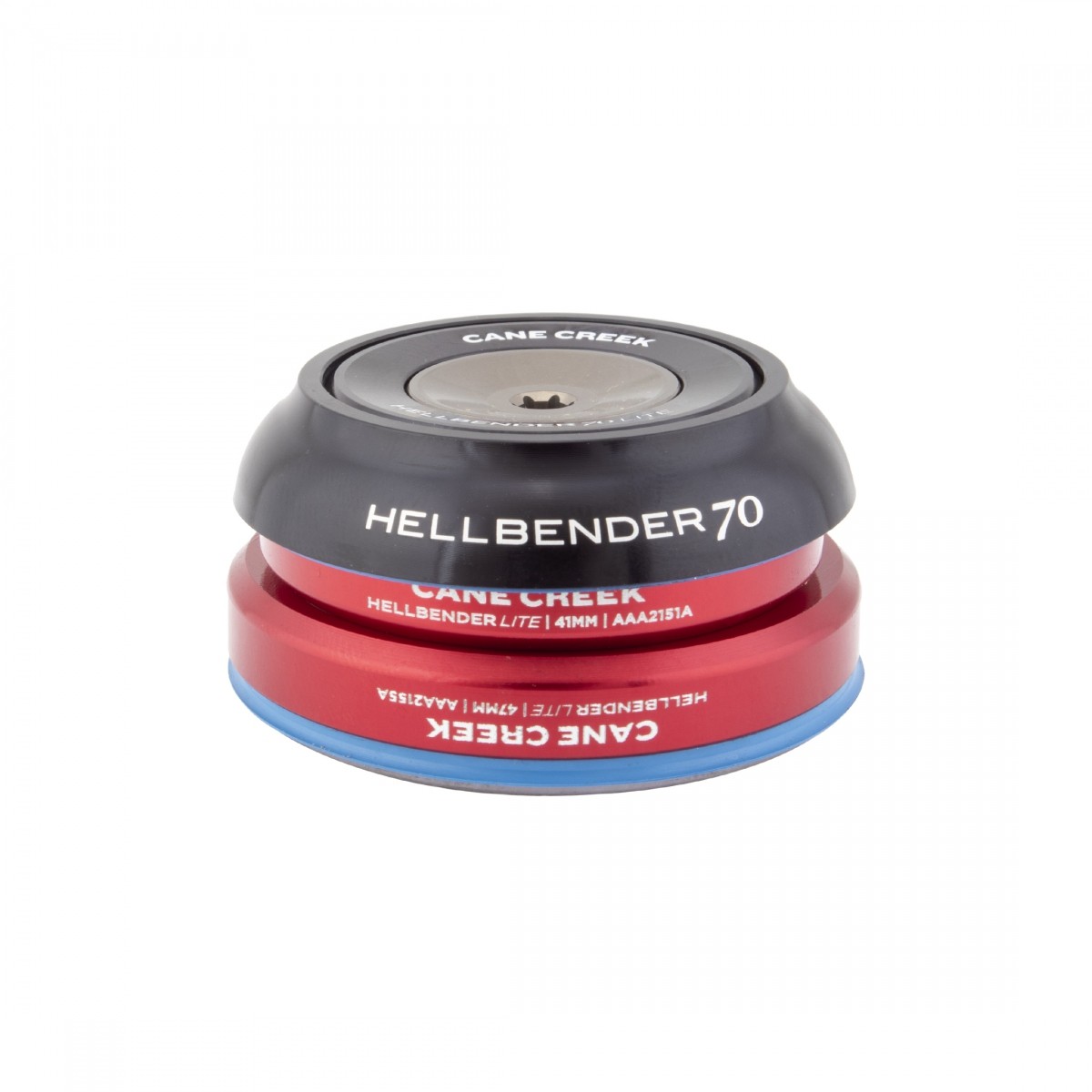 Cane Creek Hellbender 70 Lite Integrated Black IS41/28.6|IS47/33 1-1/8in to