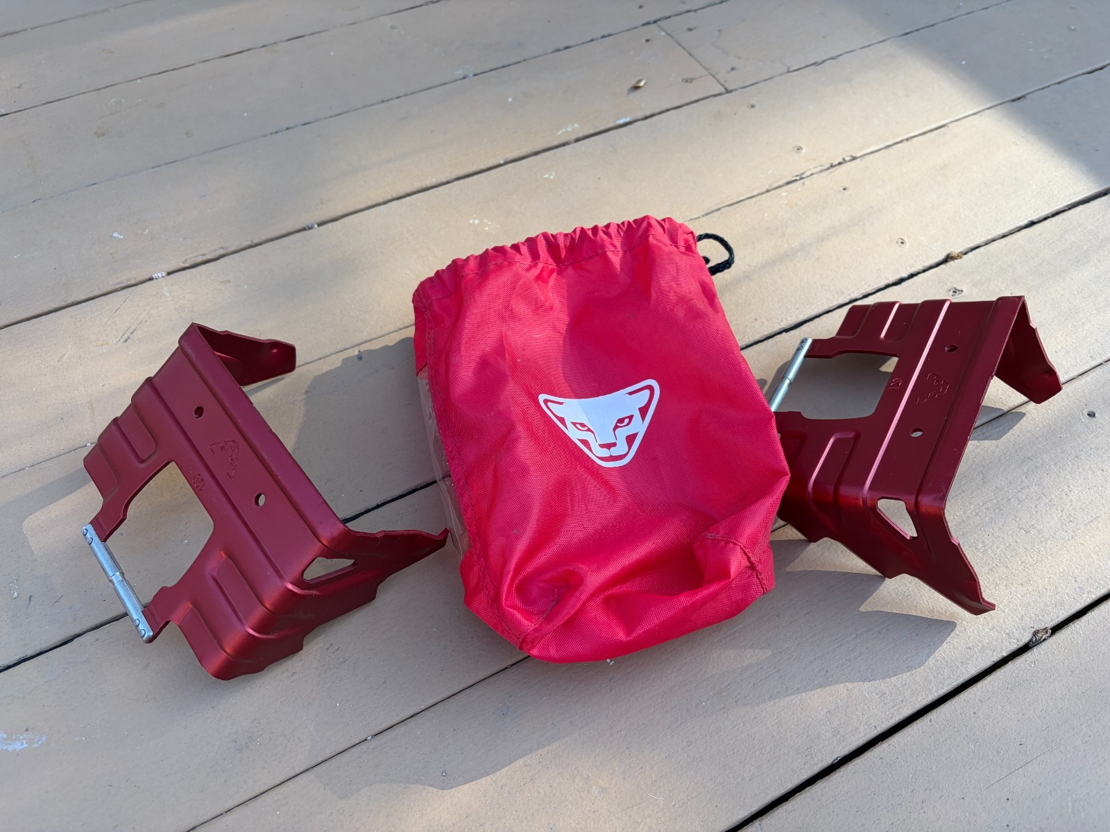 Dyanafit Ski 120mm Crampons - Red-w/bag