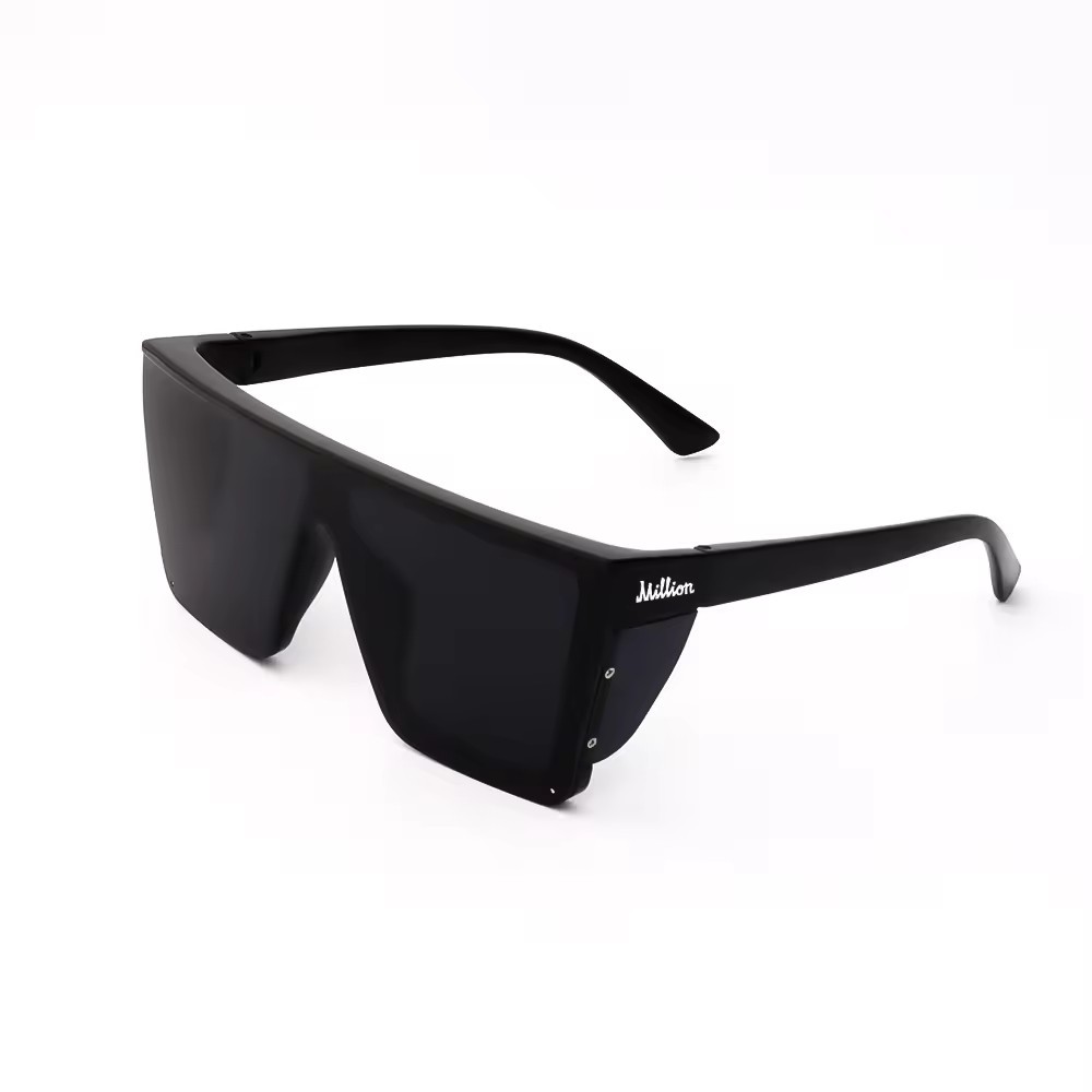 Million Vision z87  safety glasses Black Frame & Lens Tinted Modern for Men