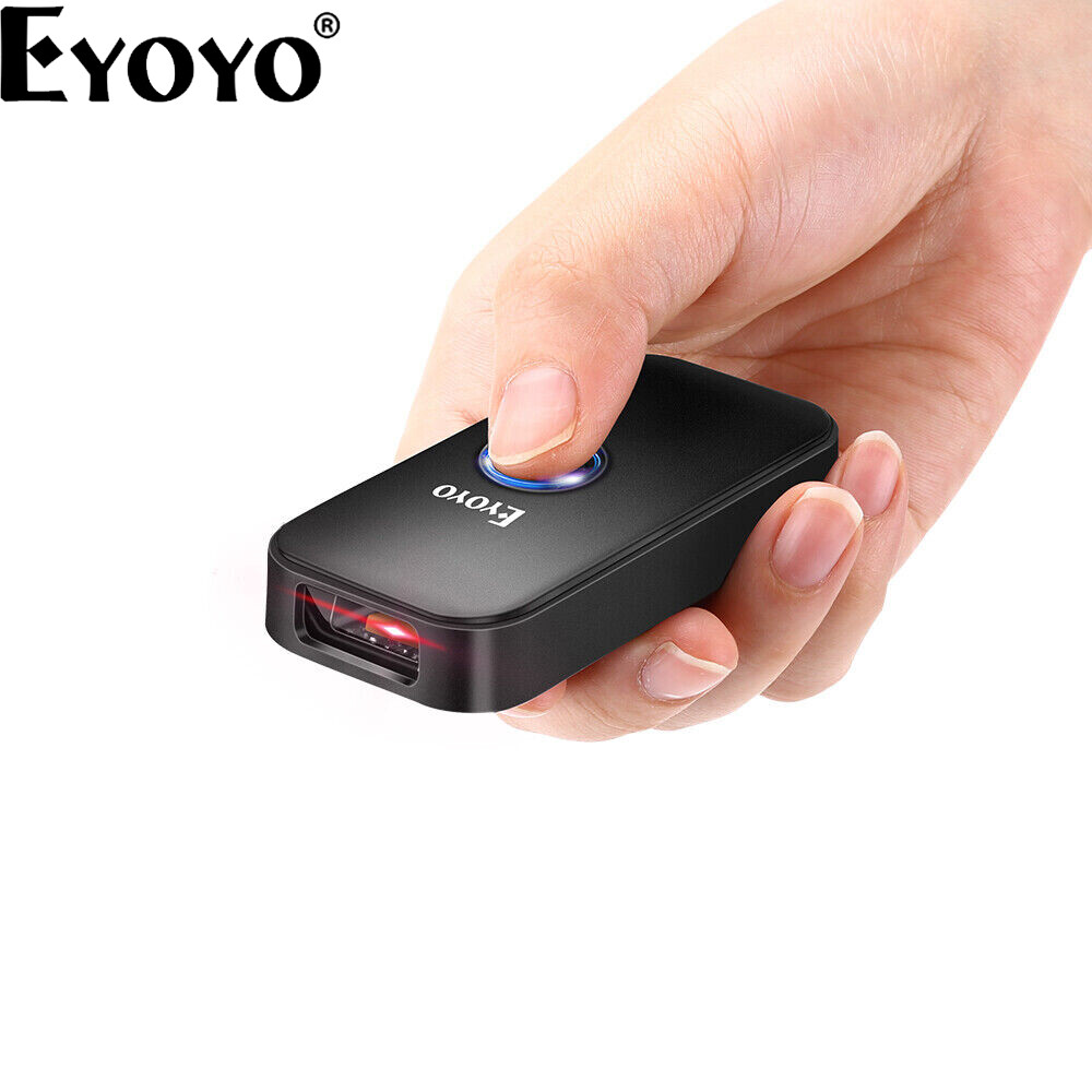 Eyoyo 10pcs/Set Portable 1D Bluetooth Barcode Scanner USB Image Scanning Reader