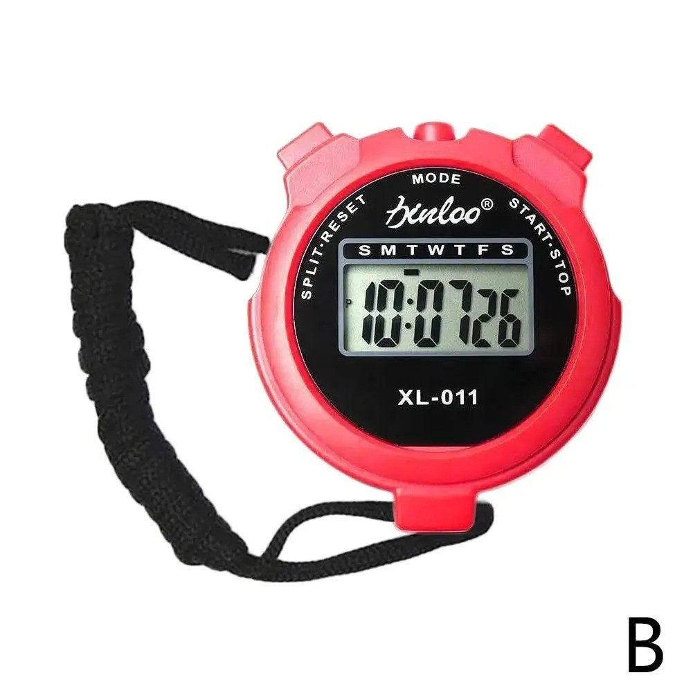Stopwatch Digital LCD Sports Counter Timer Watch Handheld Countdown Stop Timer