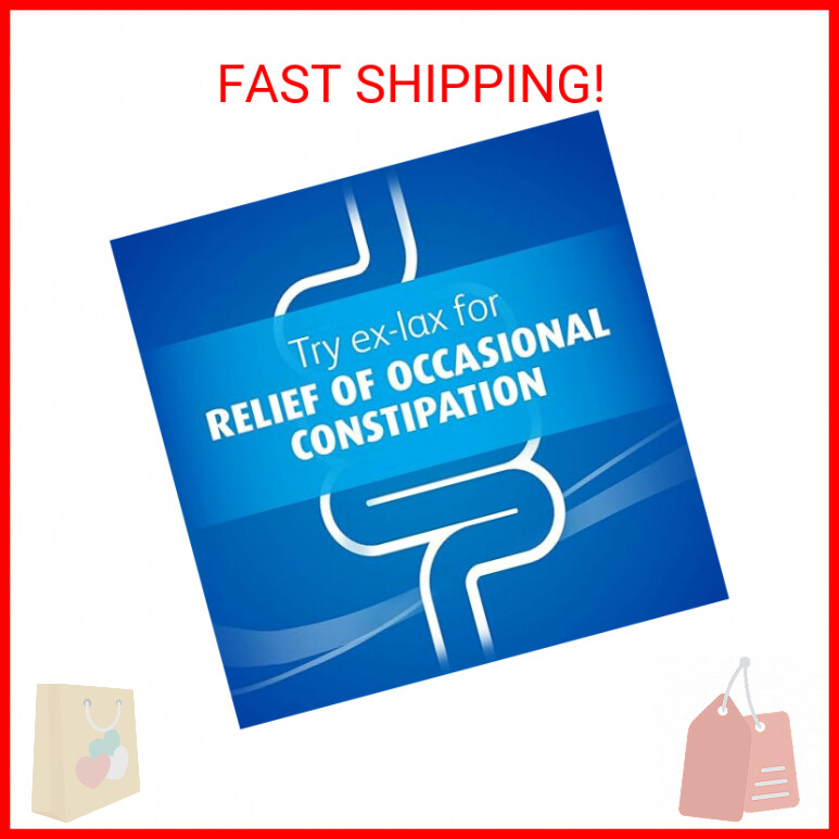ex-lax Maximum Strength Stimulant Laxative Constipation Relief Pills for Occasio