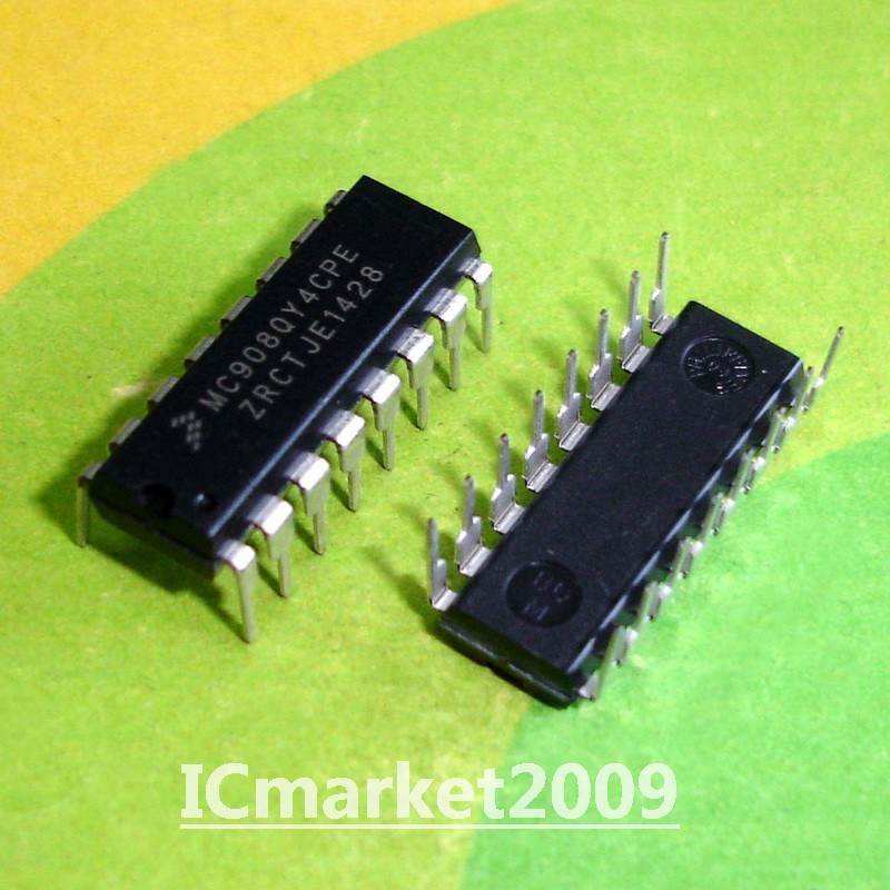 2 PCS MC68HC908QY4CPE DIP-16 MC908QY4CPE M68HC08 Microcontrollers IC Chip