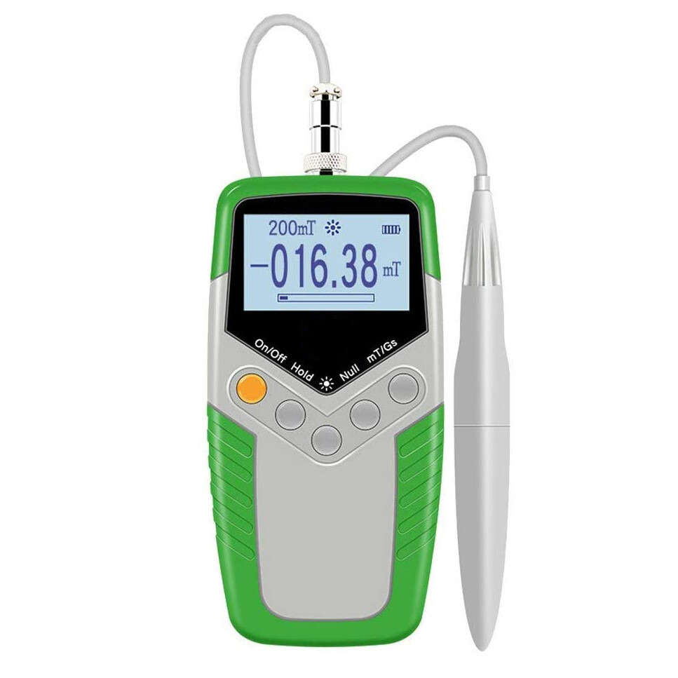 Digital Gaussmeter Tesla Meter Tester with Accuracy 1 Percent Max Range 2000mT