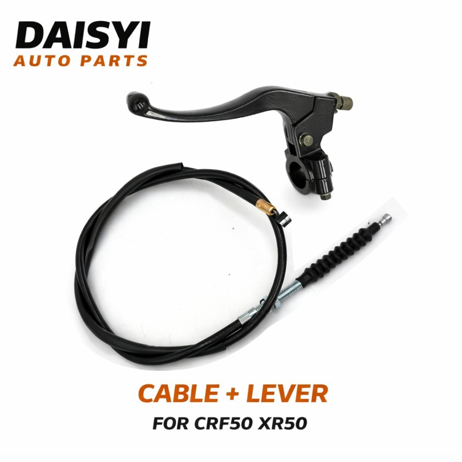 7/8" Clutch Lever w/ Cable For Pit Dirt Bike SSR Thumpstar CRF50 Lifan 110-125cc