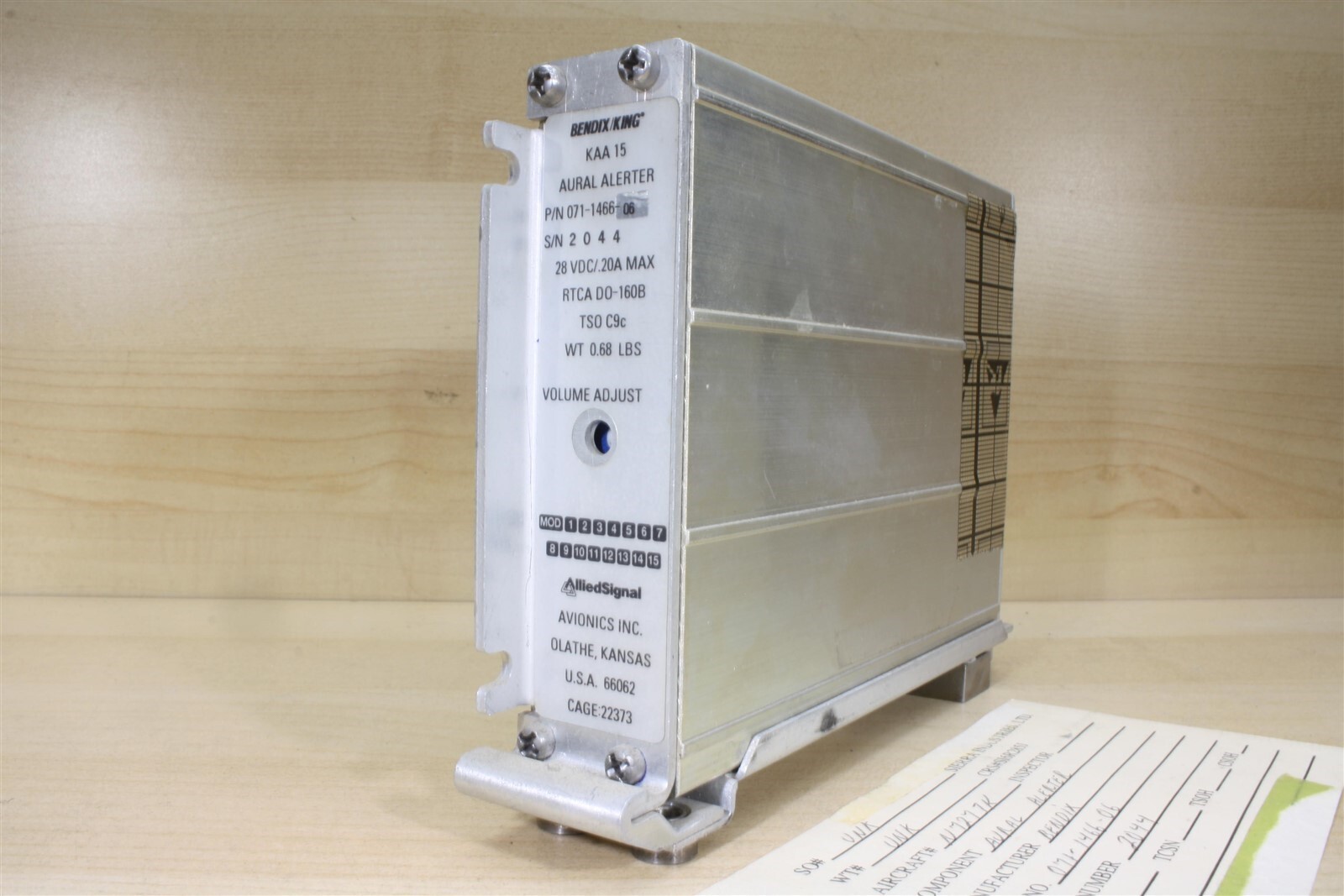 King KAA-15 Aural Alerter 071-1466-06