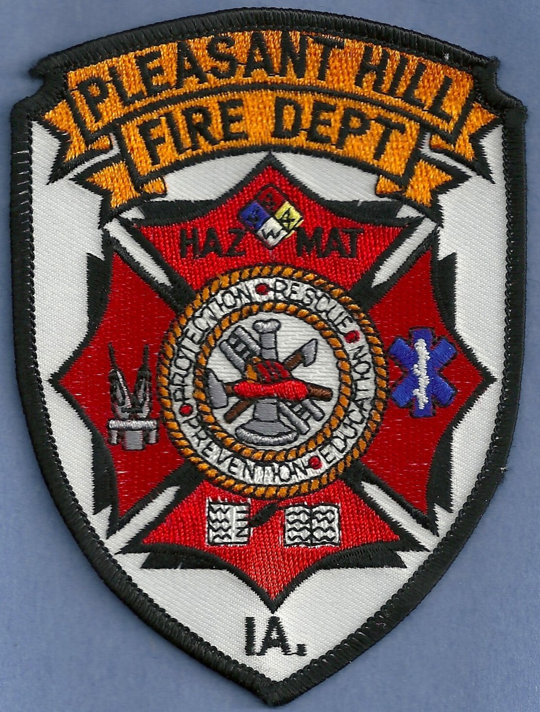 PLEASANT HILL IOWA FIRE RESCUE PATCH