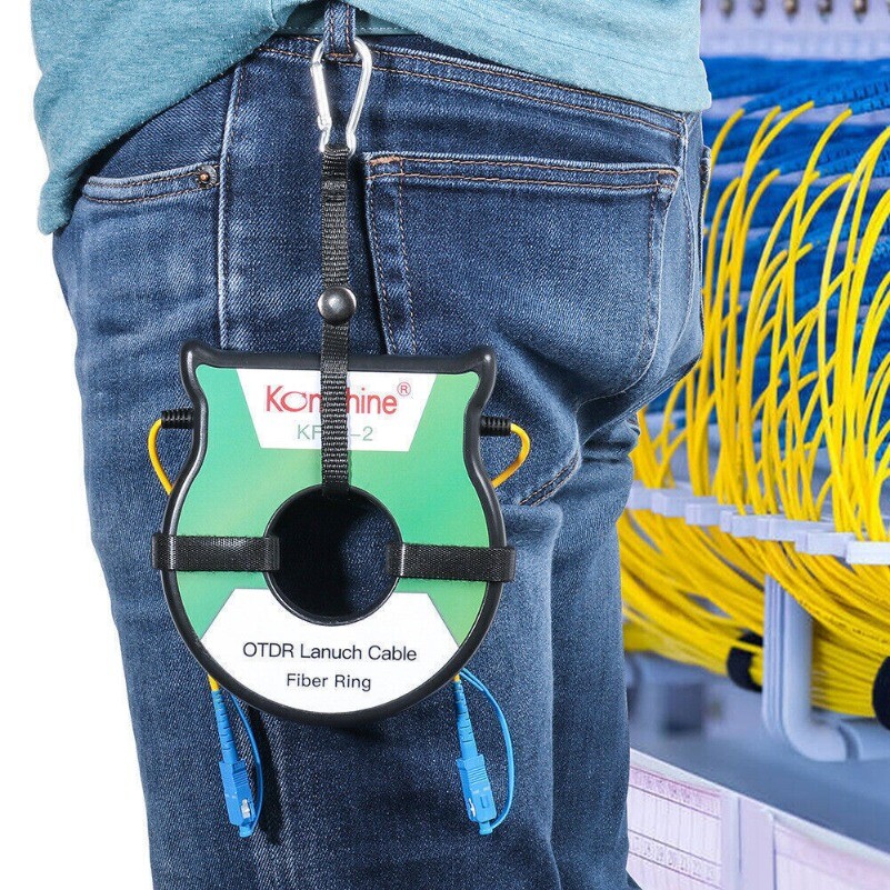 OTDR Launch Cable Fiber Ring Singlemode 9/125um 1000m OTDR Dead Zone Eliminator
