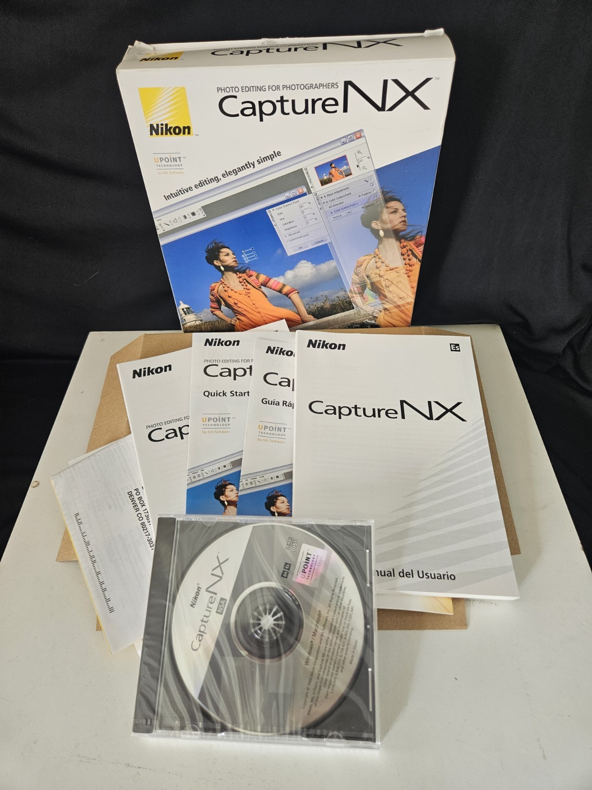 Nikon Capture NX Full Version w/ Manuals Windows & Mac 2006 ~SEALED Software CD