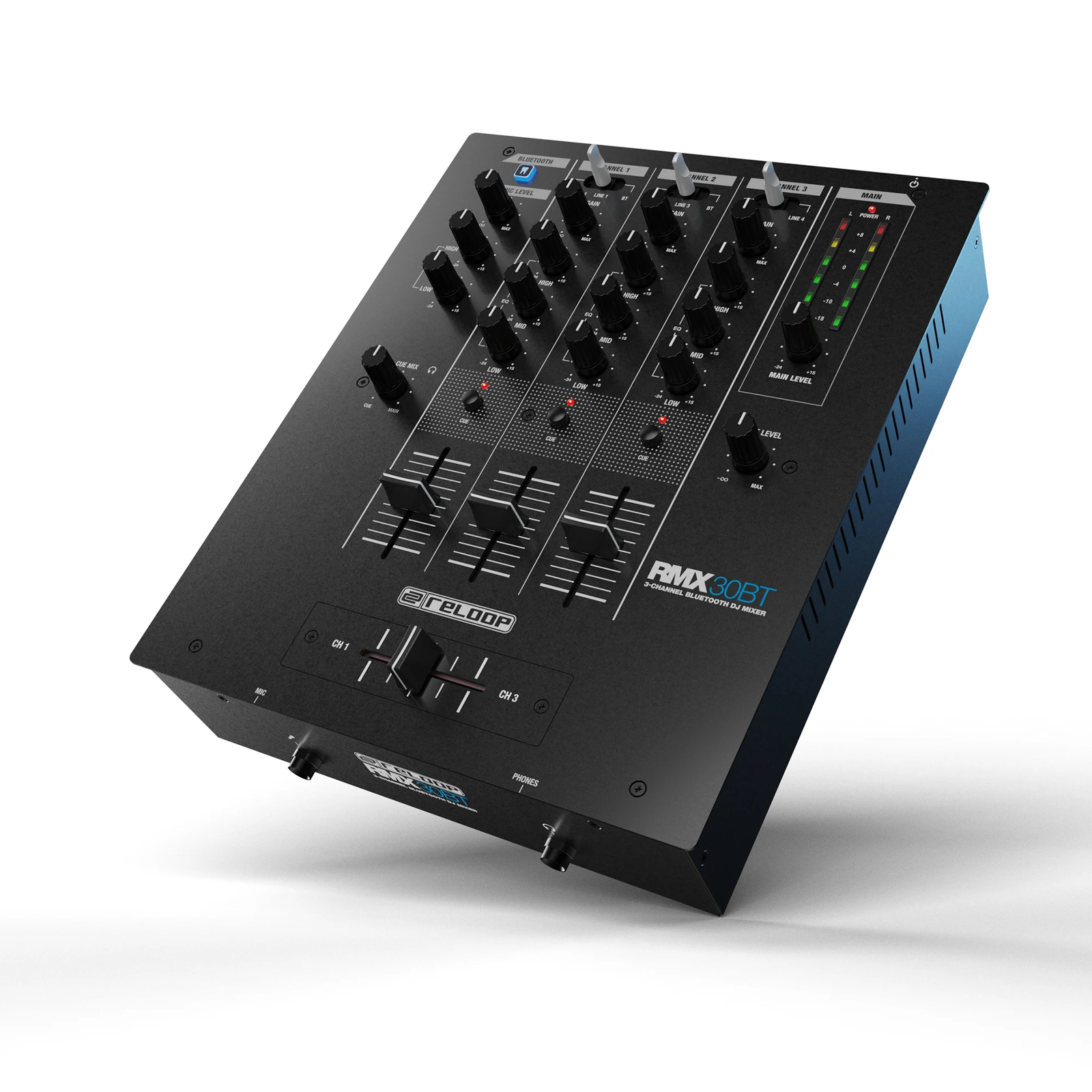 Reloop RMX-30 BT 3-Channel DJ Mixer with Built-In Bluetooth