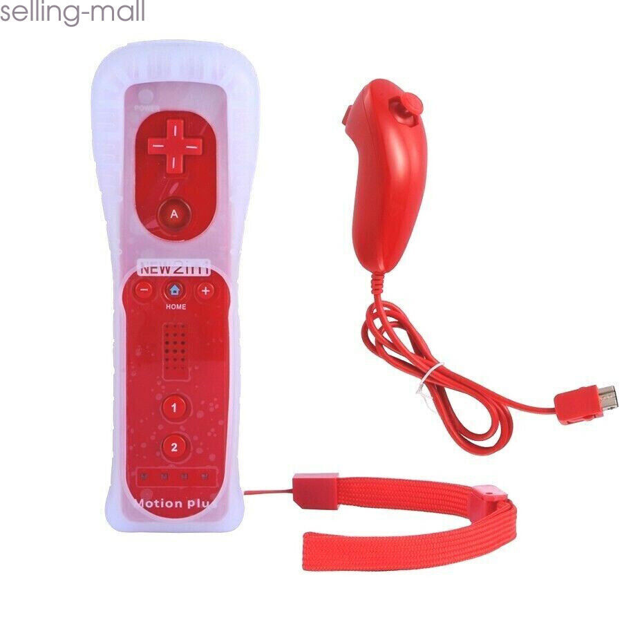 Wireless Wii Remote Nunchuck Controller Motion Plus For Nintendo Wii Wii U