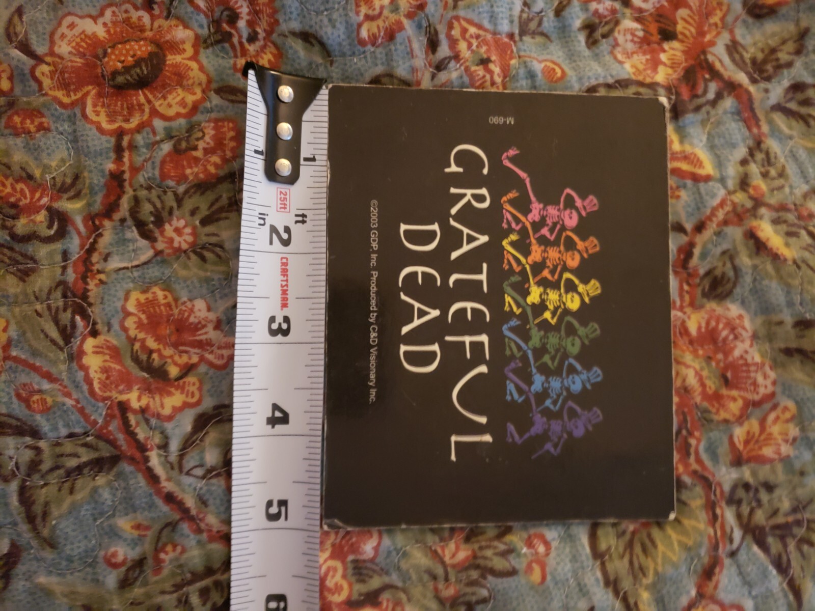Vintage 2003 Official Grateful Dead Magnet BIG! (5x4 Inches) Very RARE! WellMade