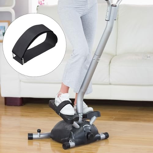 6 Pack Ellipse Leg Exerciser Machine Pedal Straps, Adjustable Pedal Straps for