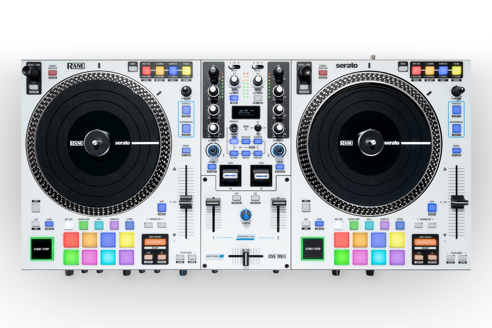 Rane One MKII MK2 Professional 2 Channel Stem Motorized DJ Controller