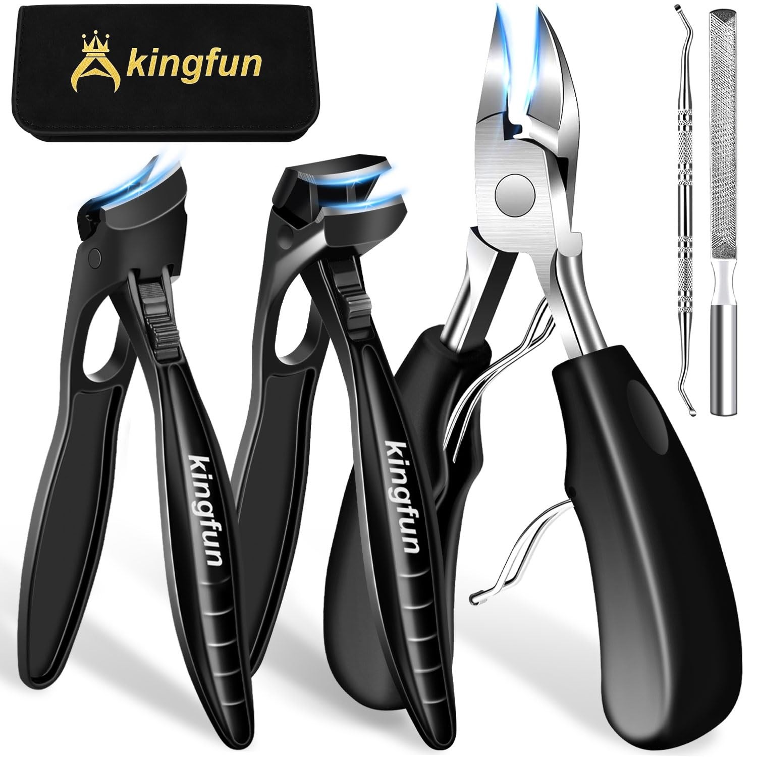 Toenail Clippers for Seniors, Ingrown Toe Nail Clippers for Thick Nails for S...