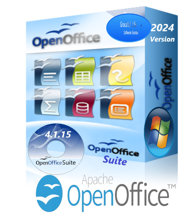 Open Office Software Suite 4.1.15 for Windows ~ Home Student Professional ~ CD