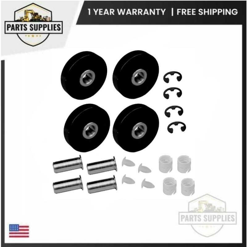 SB100005 Set of 4 Wheel Kit fits Rotary Lift Rolling Jack RJ4500 RJ4501 RJ6000