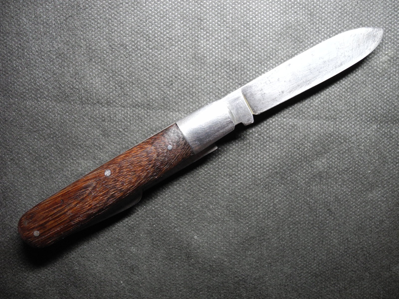 WW2 folding pocket knife "BAYER" "Dreiturm Solingen" of a Wehrmacht soldier