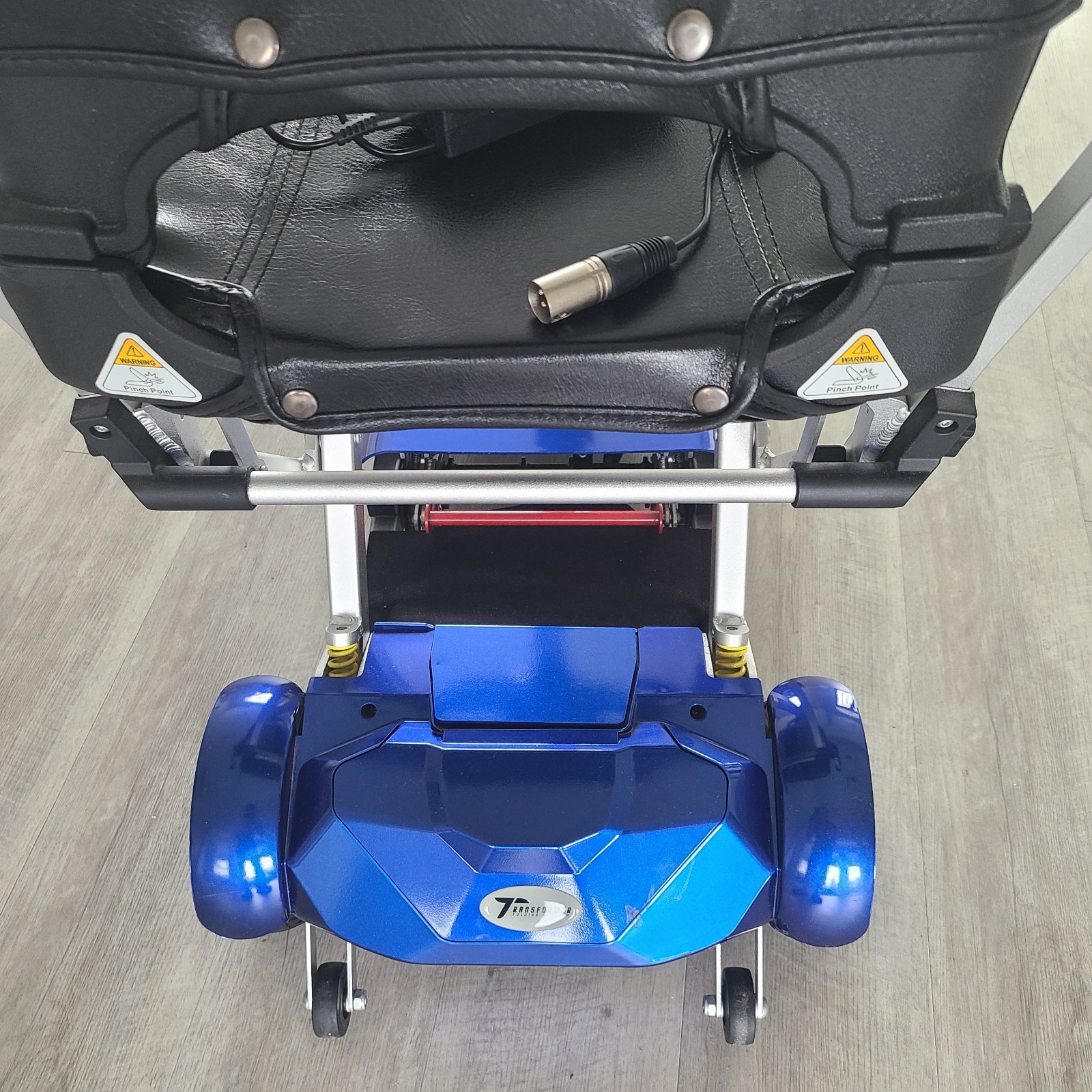 Solax Transformer 2 Electric Folding Mobility Scooter - Blue