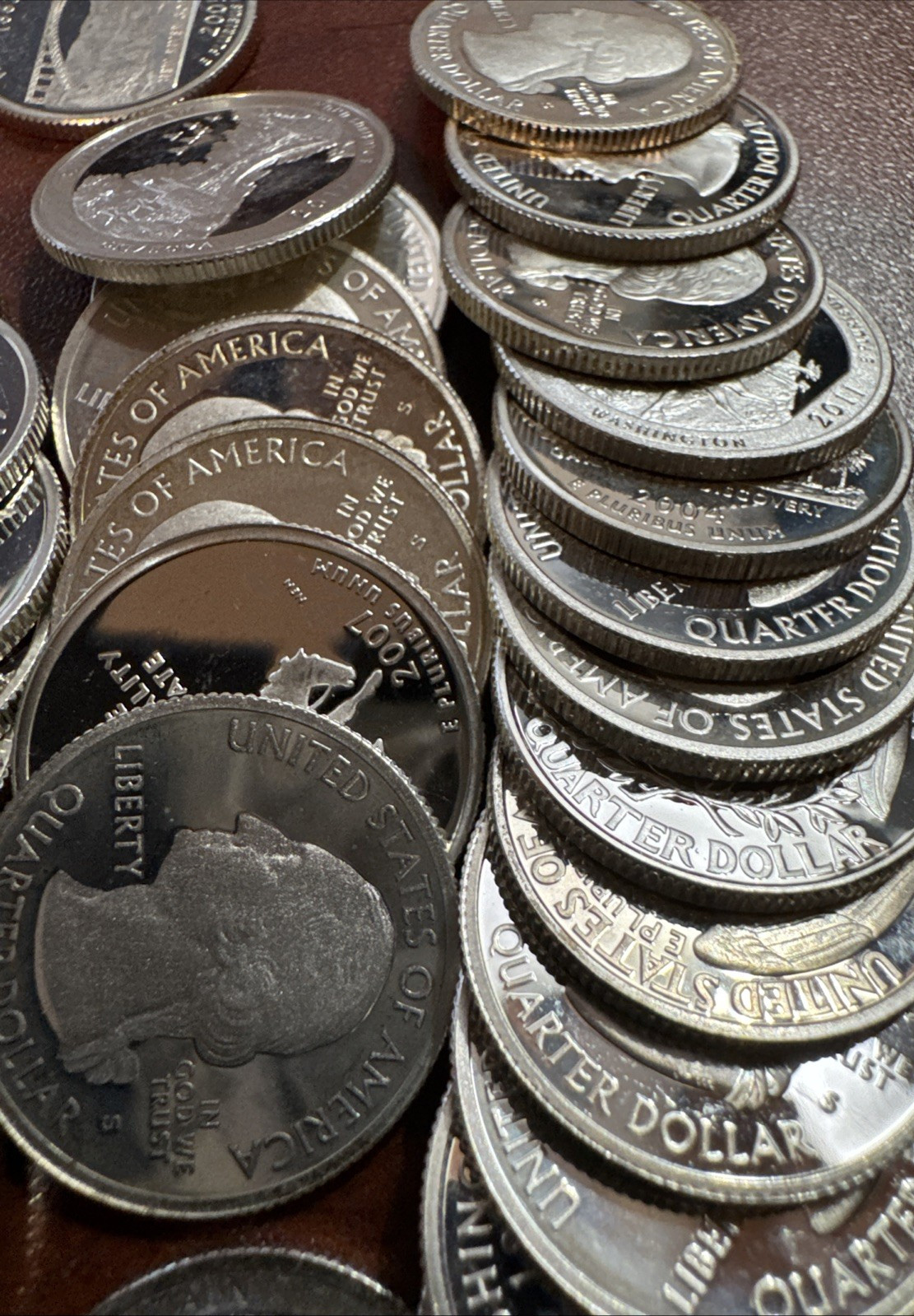Proof Washington Quarters Roll of 40 Random Dates