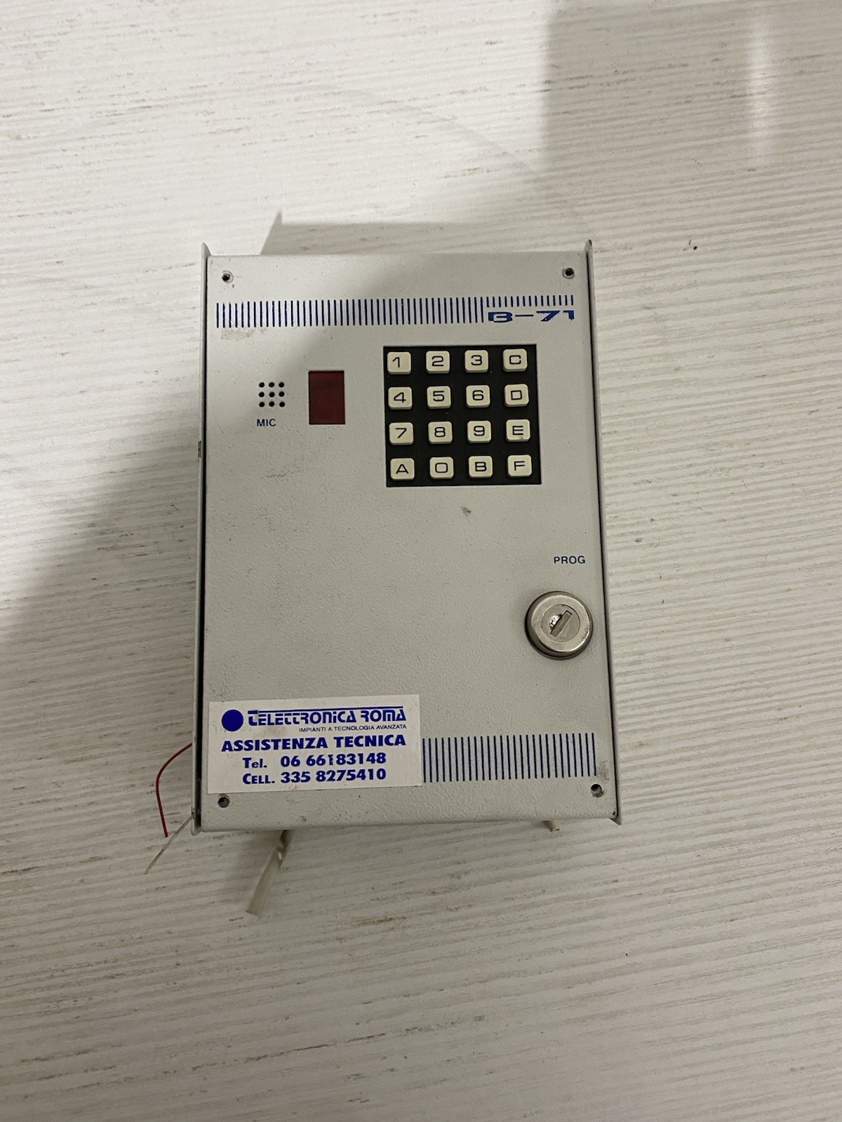 Bentel AT-171 Phone Handset Alarm with Keypad + Key