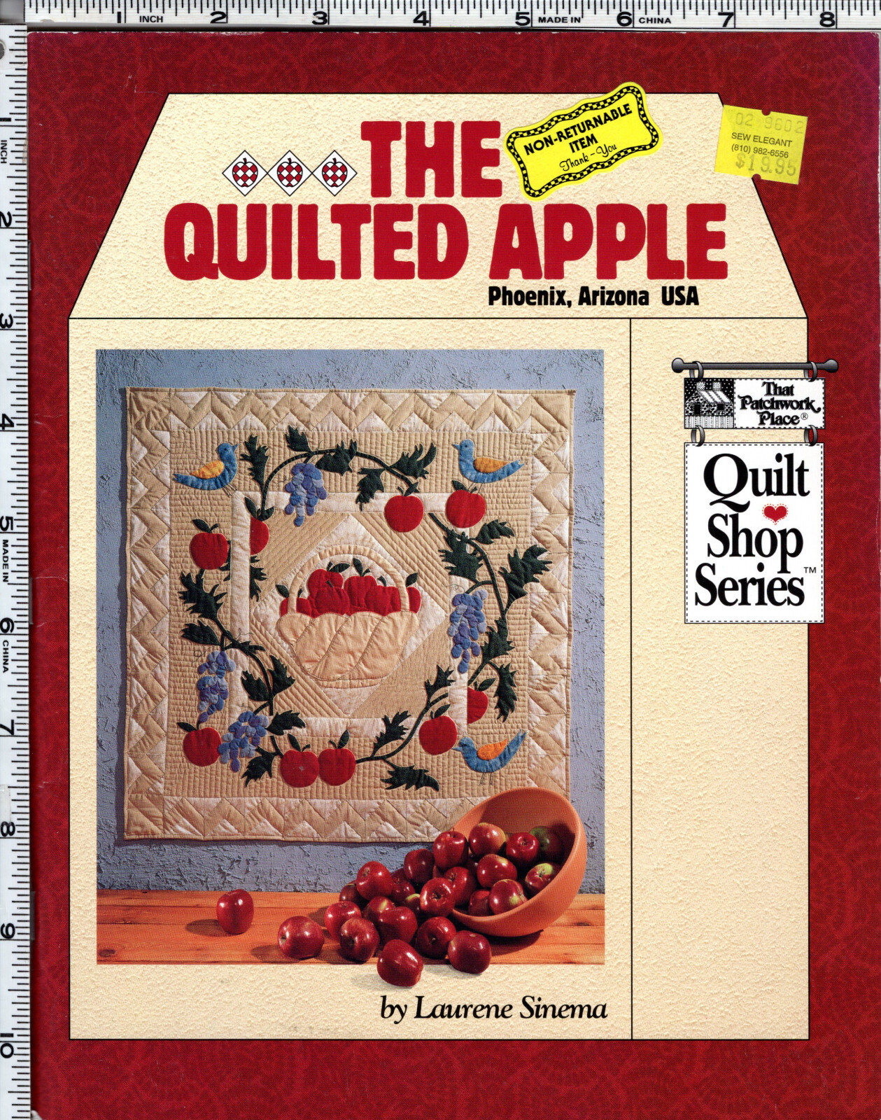 "The Quilted Apple" ©1994 That Patchwork Place Applique Sewing Book B183 NEW