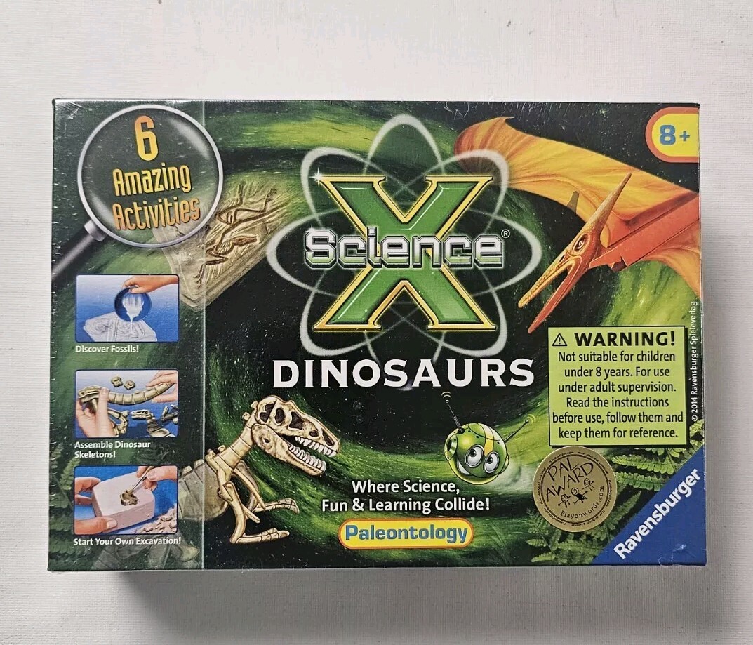 ScienceX® Mini, Dinosaurs Activity (6) Amazing Paleontolgy Activities (Fossils)
