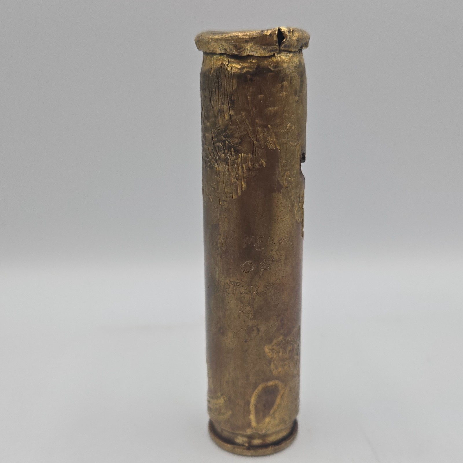 1942 20mm BBC Brass Casing Trench Art