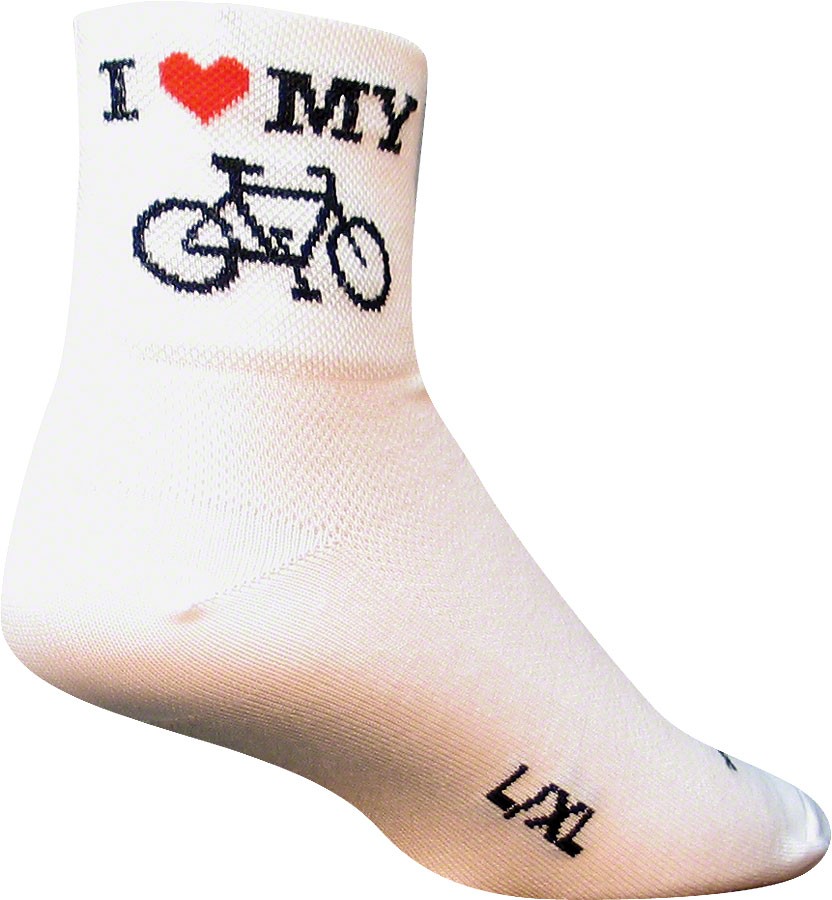 SockGuy Classic Socks Ankle Socks S/M White