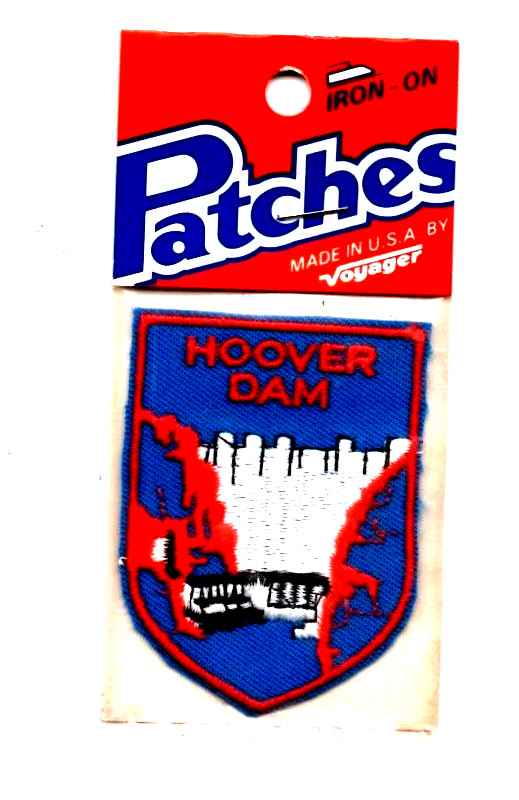 Hoover Dam Voyager Travel Souvenir Patch - Brand New, Vintage - Free Shipping!