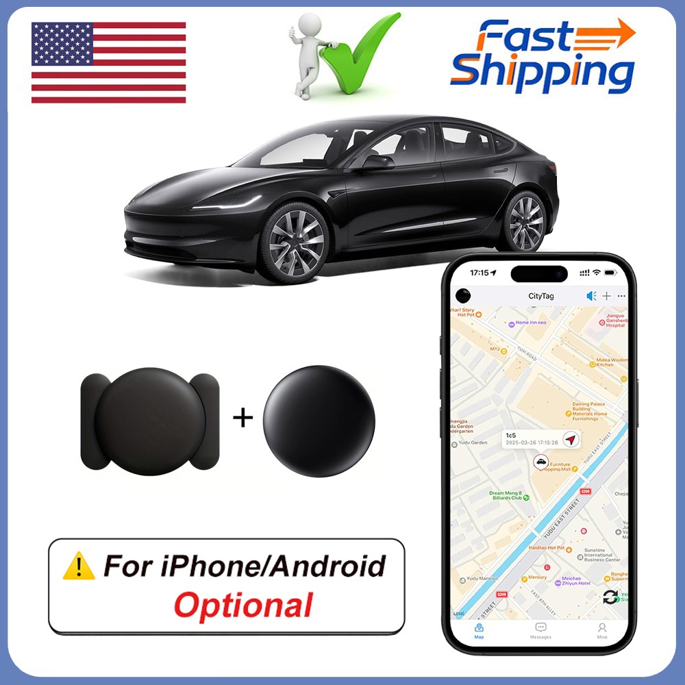 GPS Tracker for Vehicles Car Tracking Device Mini Hidden Support iPhone /Android